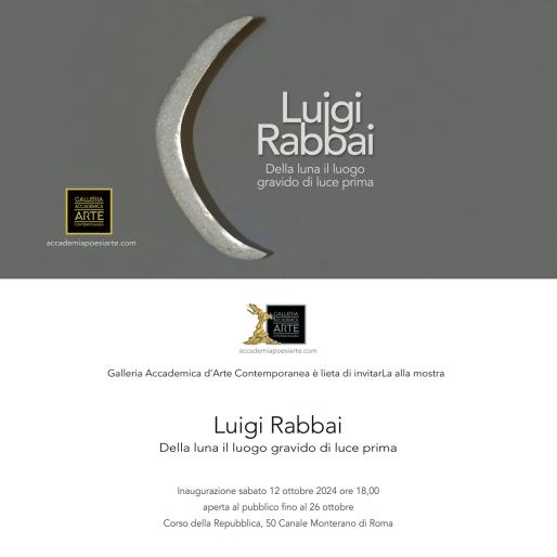 Invito Mostra Luigi Rabbai in Galleria Accademica