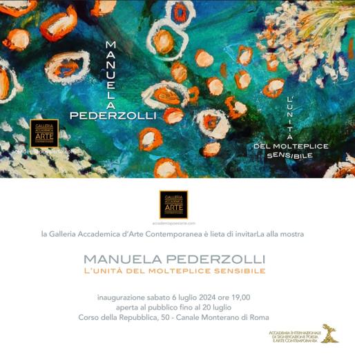 Invito mostra Manuela Pederzolli in Galleria Accademica