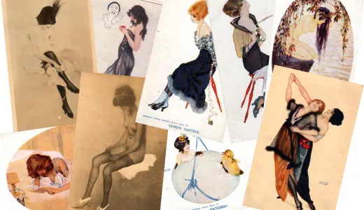 Le pin up nella cartoline di Kirchner