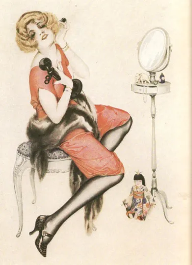 A Live Wire, Ziedgfeld poster, Shadowland Magazine (1921)