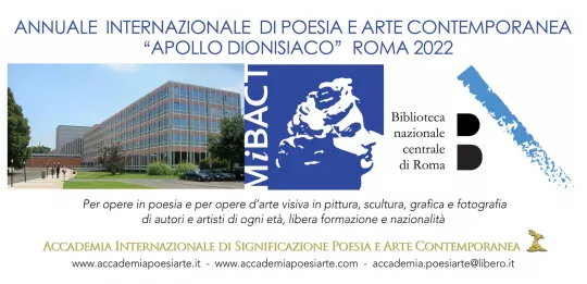 Annuale internazionale di poesia e arte contemporanea Apollo dionisiaco alla Biblioteca Nazionale Centrale di Roma