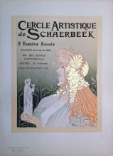 Manifesto di Henri Privat Livemont per Cercle Artistique de Schaerbeek