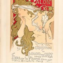 Manifesto di Mucha, per Salon des Cent